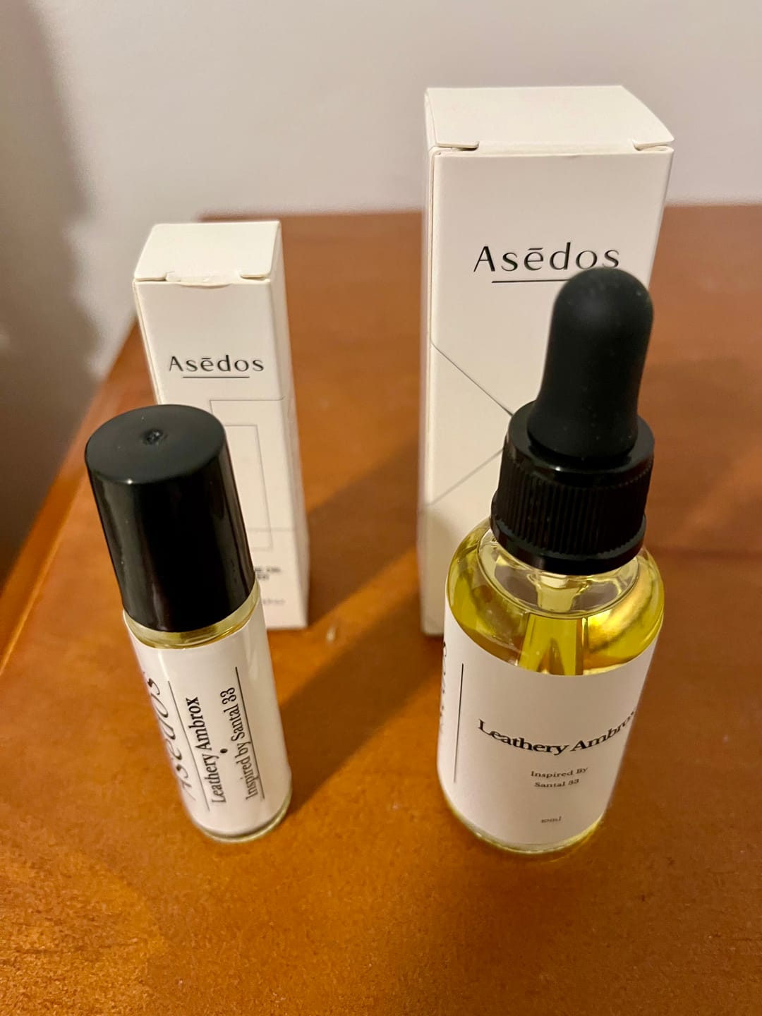 Customer photo review of LEATHERY AMBROX PERFUME OIL