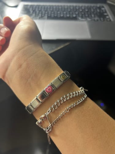 Customer photo review of Original Italian Charm Bracelet