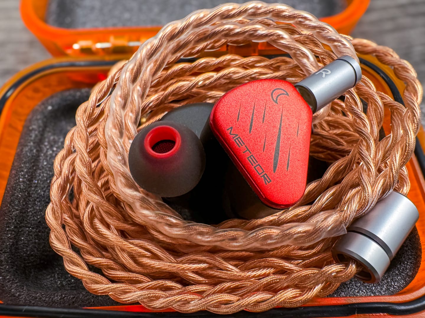 Customer photo review of Symphonium Audio x NightJar Meteor In-Ear Headphones
