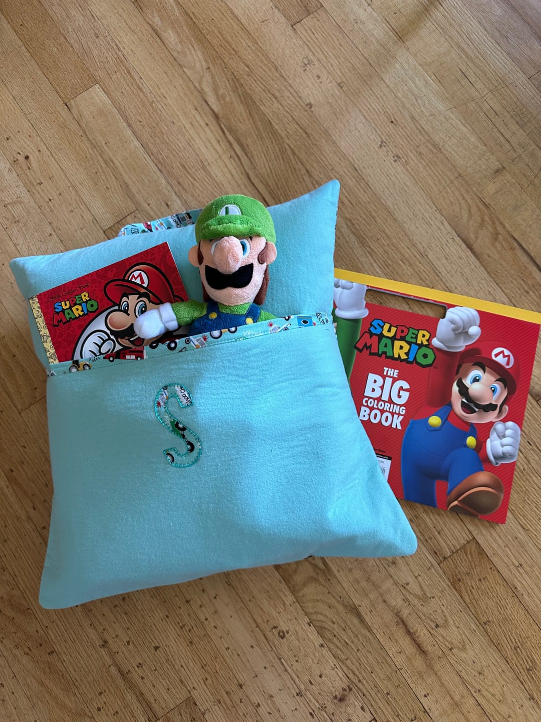 Customer photo review of Reading Pillow / Pocket Book Pillow Pattern in Two Sizes | Digital PDF Pattern
