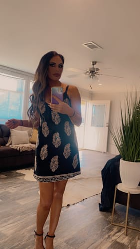 Customer photo review of Moresoo Hair Extensions Double Weft Clip In Remy Human Hair Balayage(#1B/3/27)