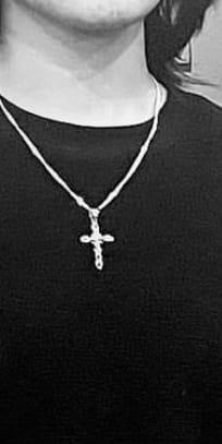 Customer photo review of CRUCIFIX CROSS PENDANT