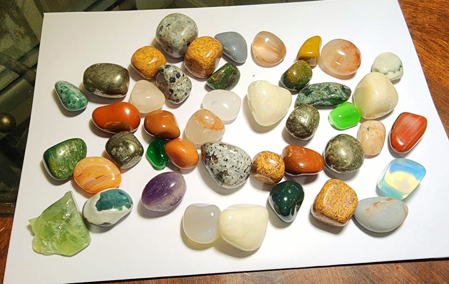 Customer photo review of Scoop of Tumbled Stones