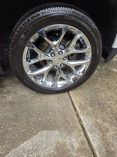 Customer photo review of High Gloss Tire Shine
