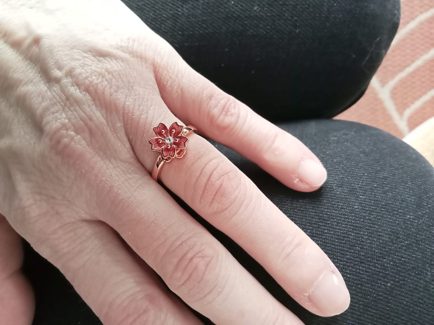 Customer photo review of Bague d'Anxiété Ajustable - CAMÉLIA