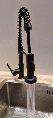 Customer photo review of Mitigeur de Cuisine à Douchette en Laiton