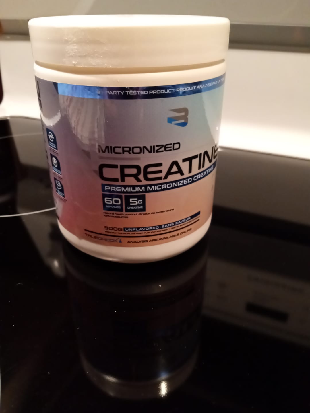 Customer photo review of Believe - Créatine Micronisée 300g