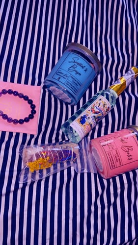 Customer photo review of Pink Girl Boss Limited Edition Manifestation Candle- Entrepreneurship- Abundance