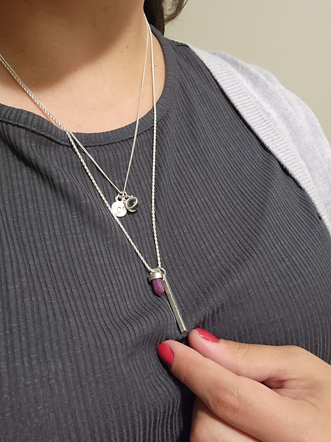 Customer photo review of Colgante mini Lingote