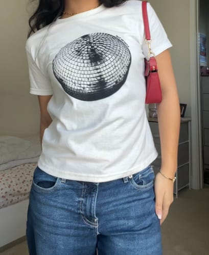 Customer photo review of 'Studio 54' baby tee