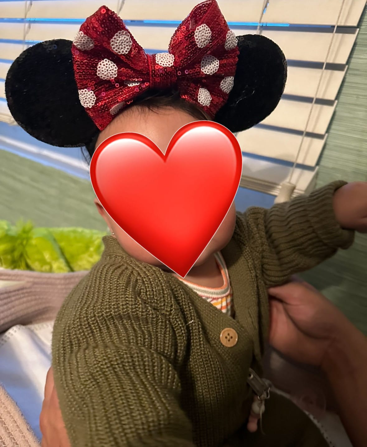 Customer photo review of Baby Minnie Ears