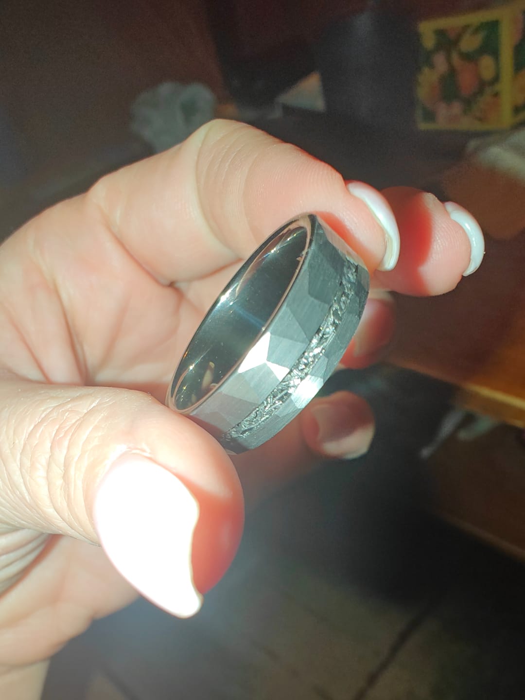 Customer photo review of Hammered Meteorite
