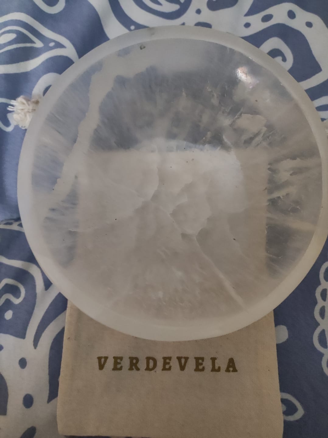 Customer photo review of Bol de Selenita Redondo | Bienestar - Tranquilidad