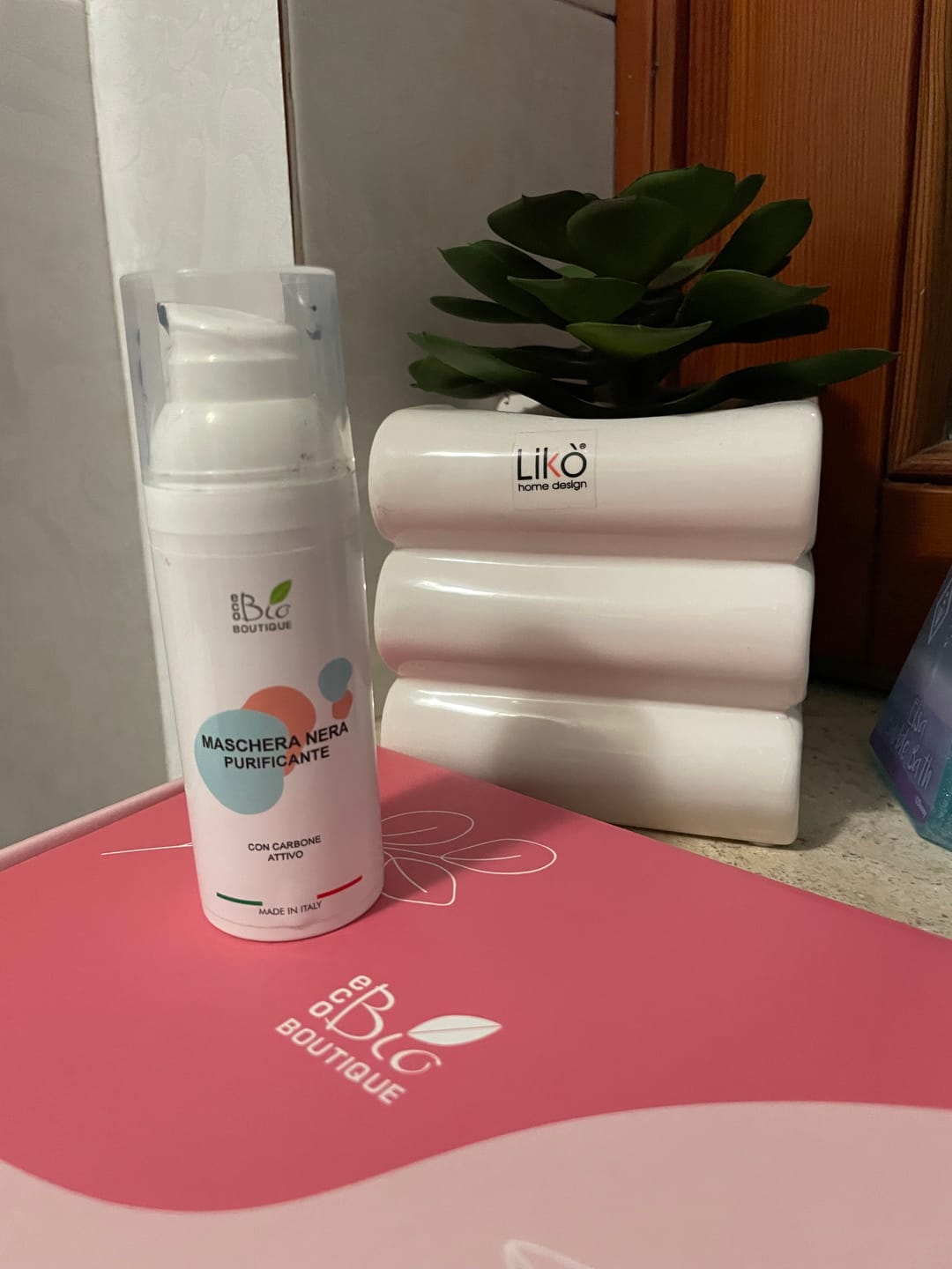Customer photo review of Maschera Nera Purificante