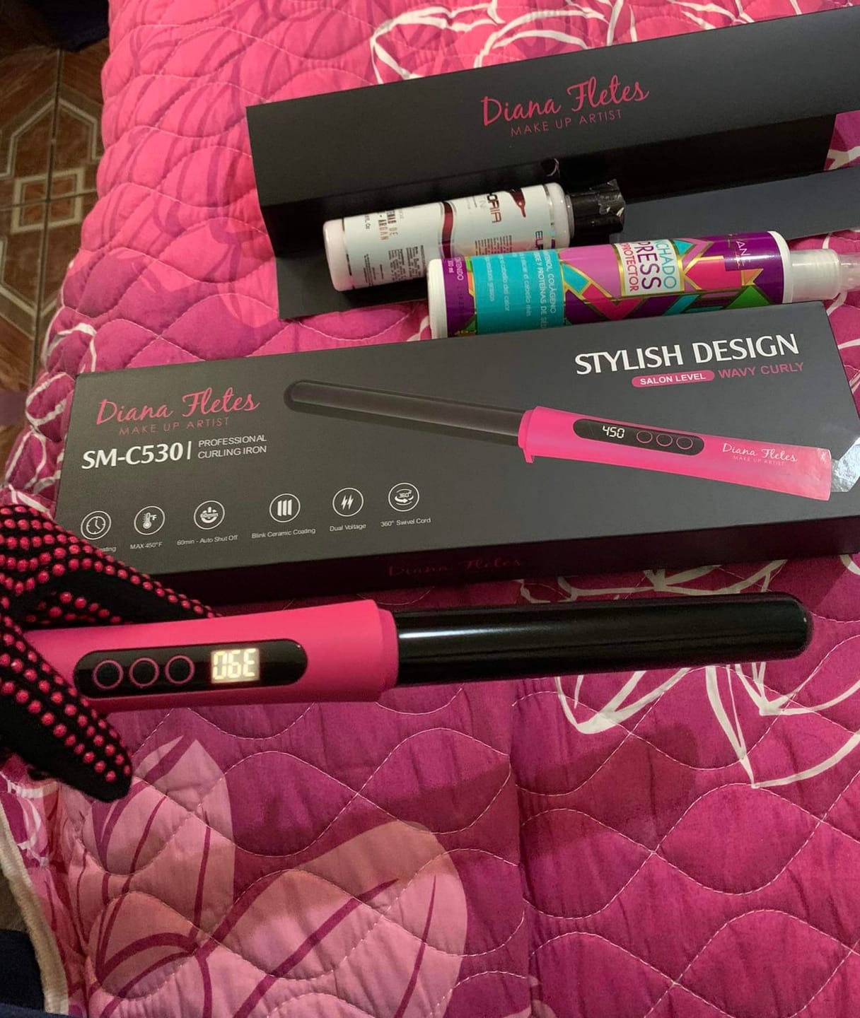 Customer photo review of Ferro Digital Diana Fletes | Elegancia y Precisión en Tu Estilizado