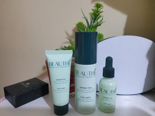 Customer photo review of Gamme Complète : Crème + Gel + Sérum