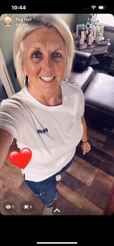 Customer photo review of California Dreamin' - Judy Blue Knee Destroy Cropped Wide Leg Jeans