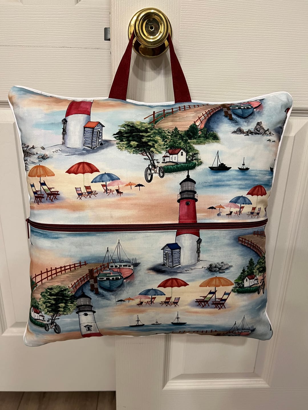 Customer photo review of Reading Pillow / Pocket Book Pillow Pattern in Two Sizes | Digital PDF Pattern