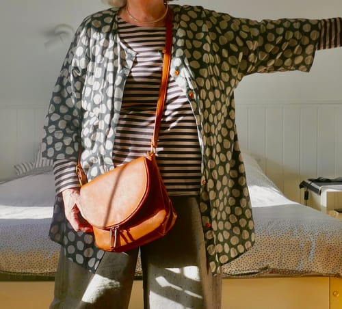 Customer photo review of Le sac besace Original. végane et résistant