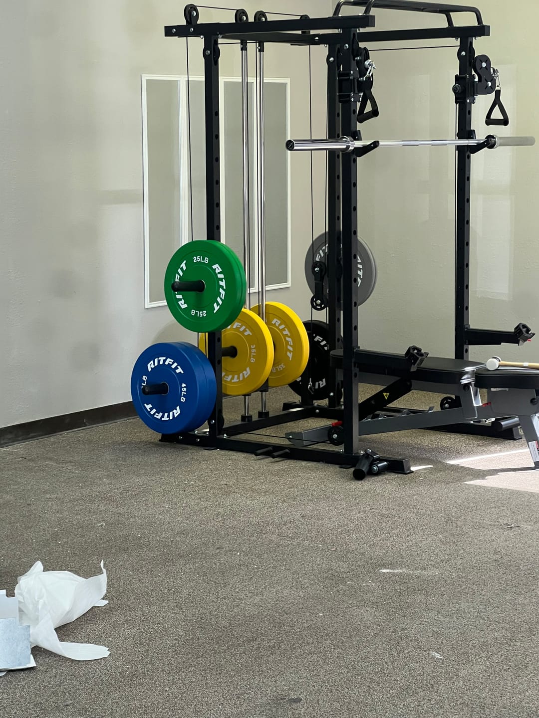 Customer photo review of RitFit PPC03 Cable Crossover Power Cage