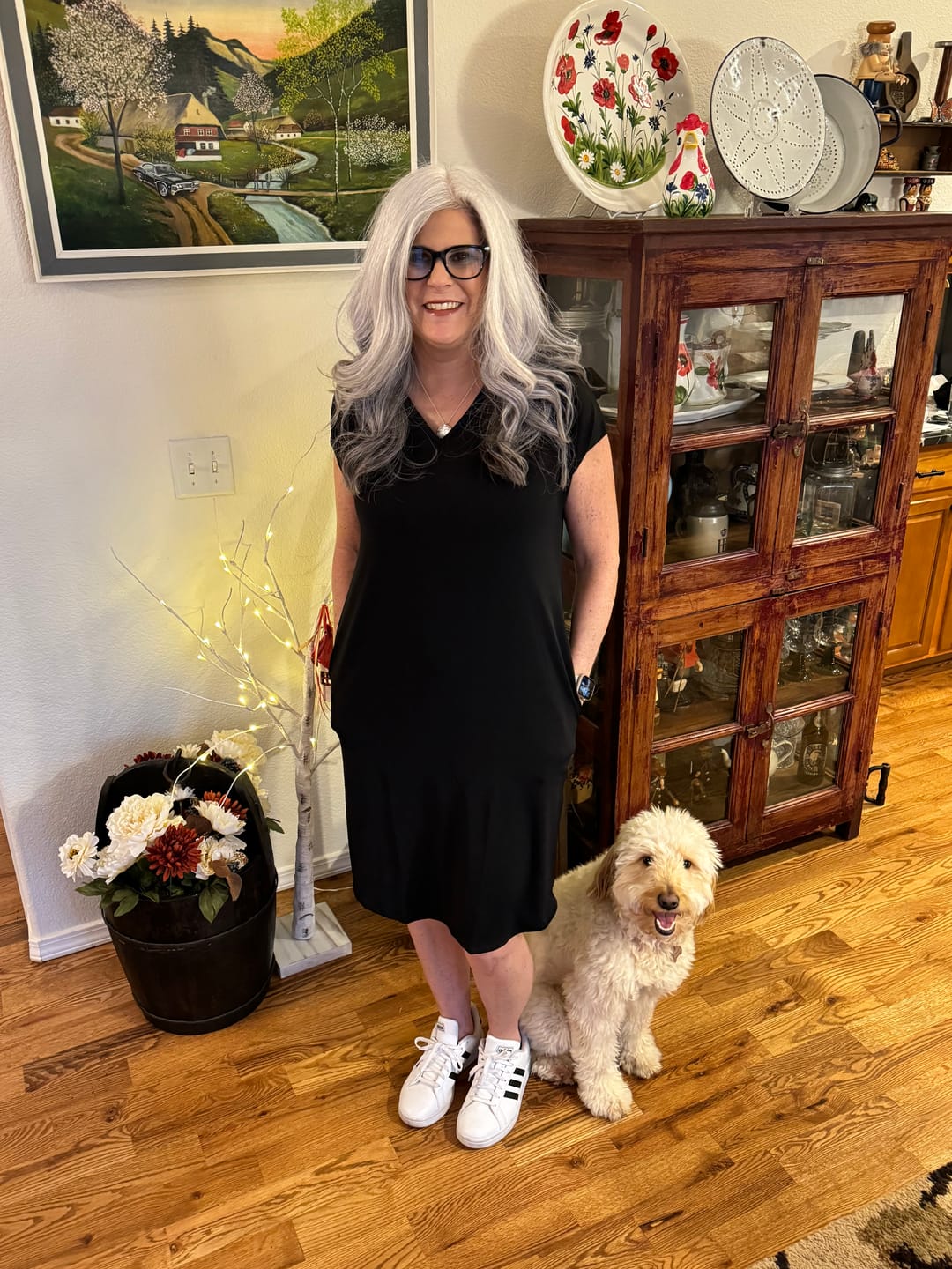 Customer photo review of Brigitte Brianna Day to Day Pocket Dress