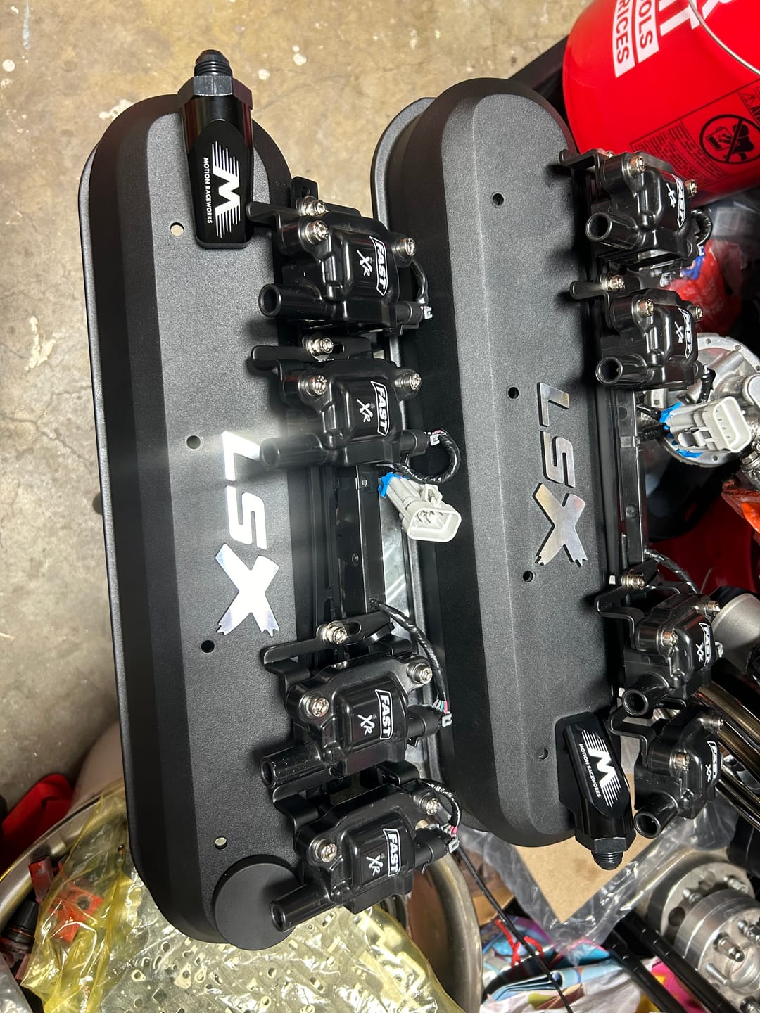 Customer photo review of Motion Raceworks Billet Valve Cover Breathers Black Anodized (Pair) 32-120BLK PAIR