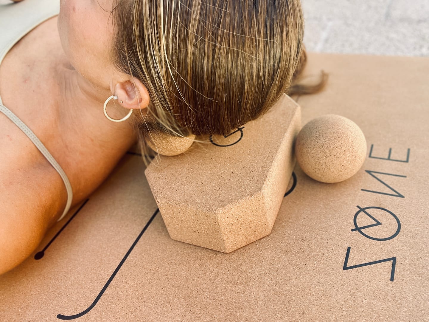 Customer photo review of Cork Massage Balls