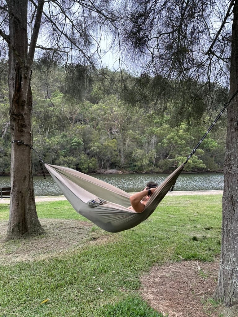 Customer photo review of Lightweight Double Hammock
