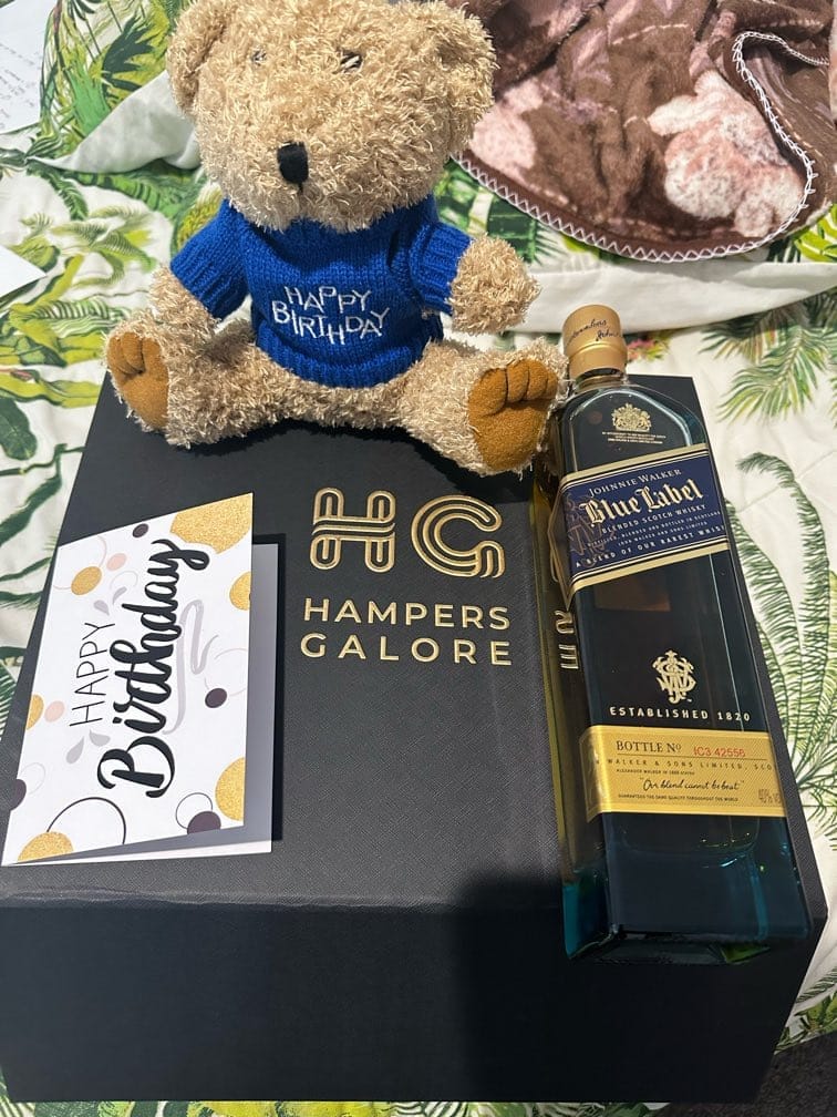 Customer photo review of Hampers with alcohol