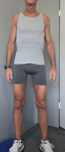 Customer photo review of Grey Contour Scrunch Butt Biker Shorts