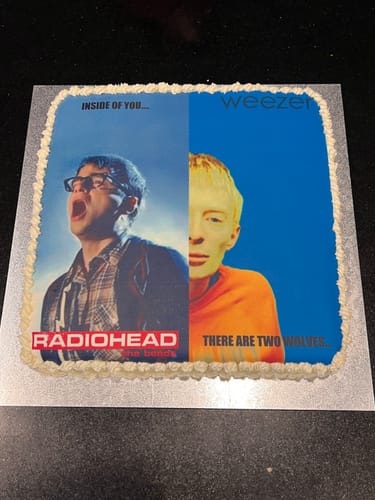 Customer photo review of 25cm x 25cm Square Custom Edible Icing Image