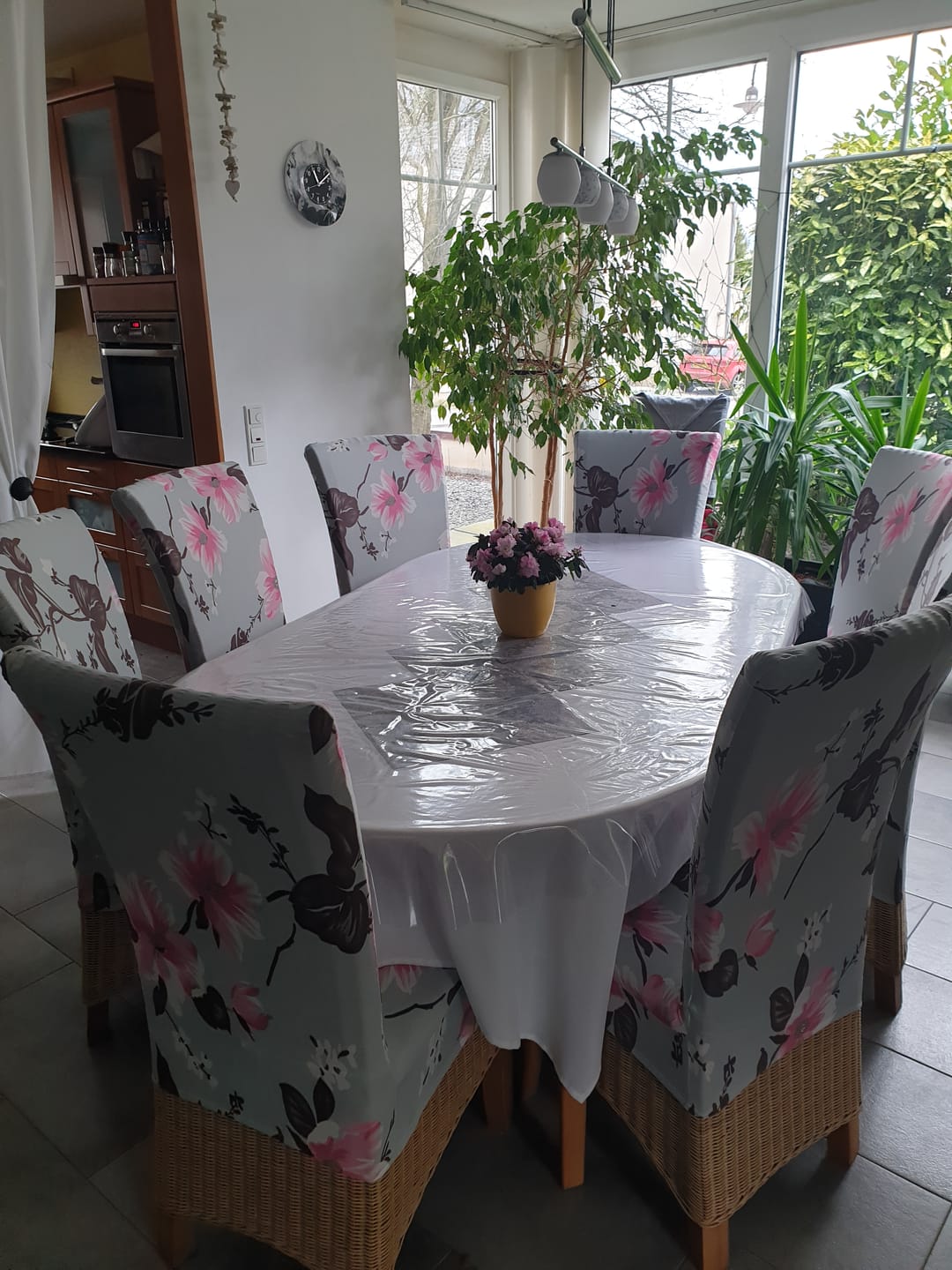 Customer photo review of Sakura - STRETCH-STUHLBEZÜGE - Das Haus der Überzüge