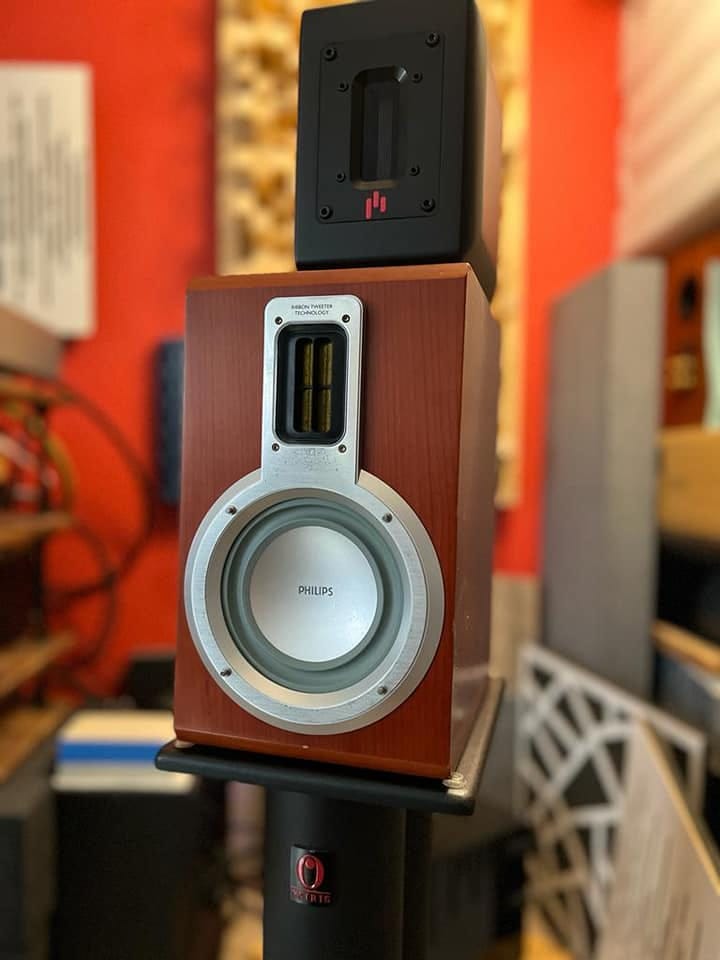 Customer photo review of Aperion RST Aluminum 3-inch Ribbon Super Tweeter Speaker Pair MKII