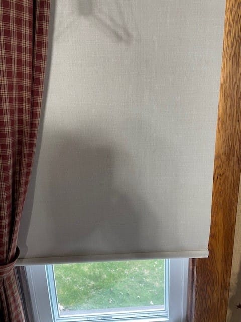 Customer photo review of SmartWings Motorized Roller Shades 100% Blackout Vigor