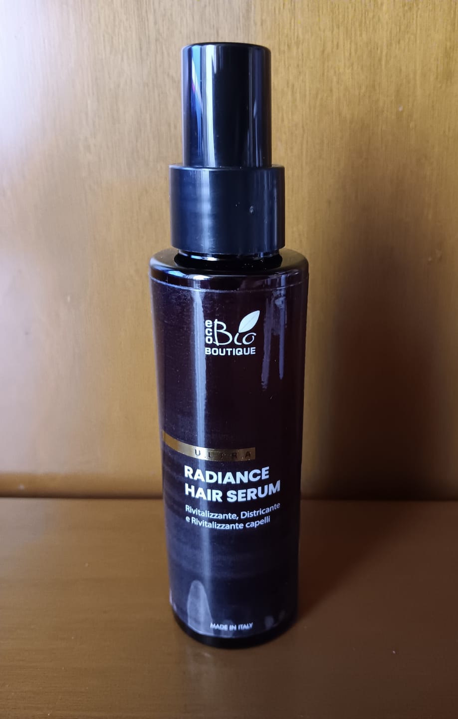 Customer photo review of Radiance Hair Serum