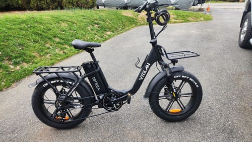 Customer photo review of U7 Step-thru Foldable Fat Tire Electric Bike