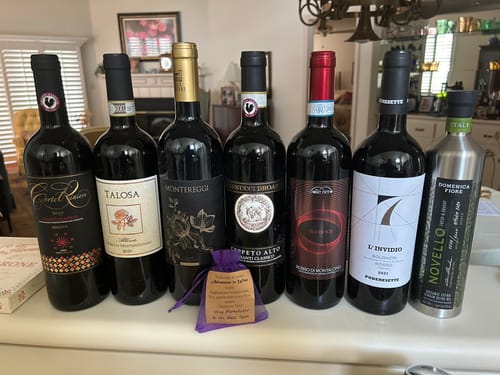Customer photo review of Take a Trip to Florence Tuscany Sampler 6x750ml