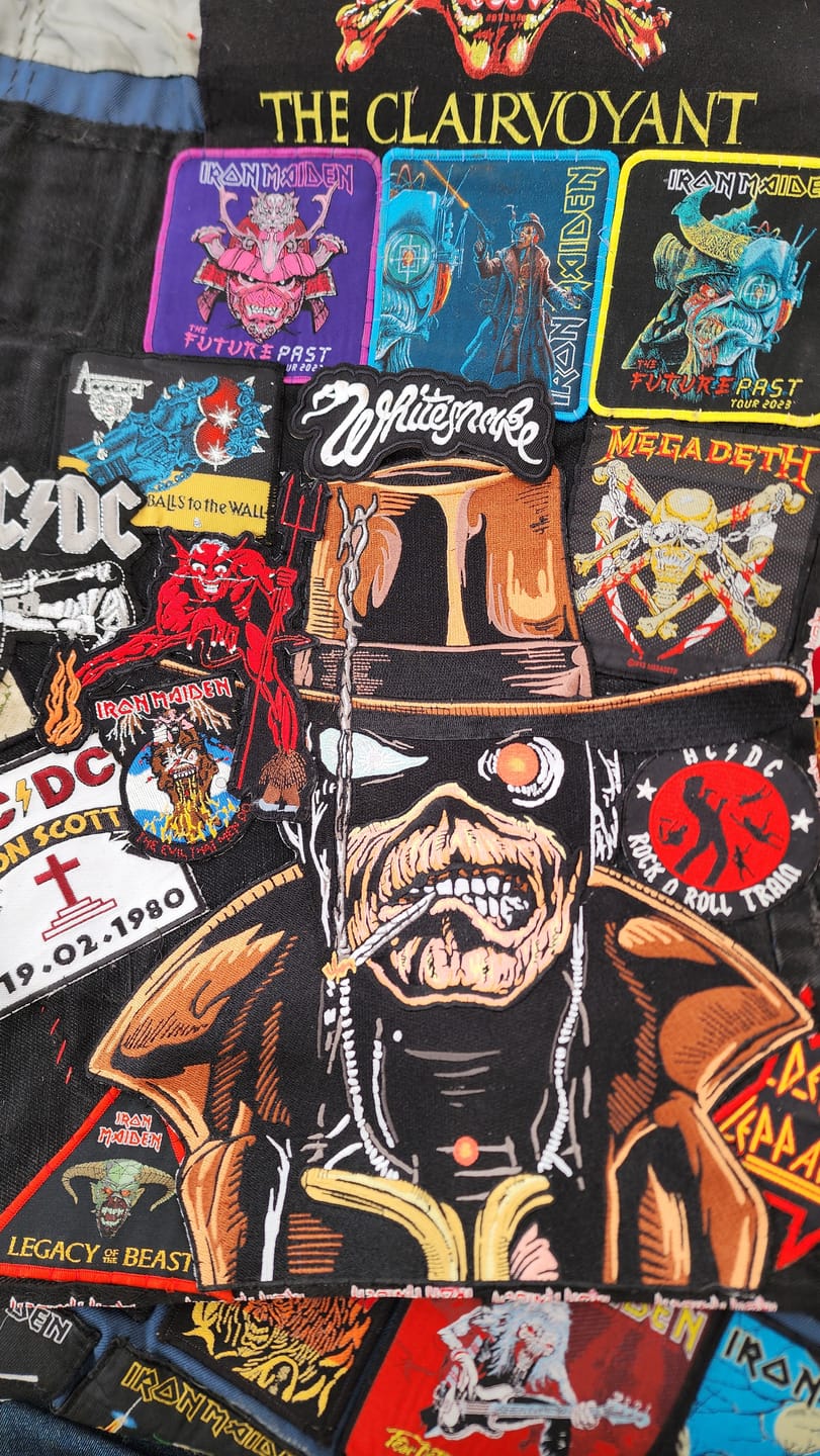 Customer photo review of Iron Maiden - Stranger In A Strange Land - Embroidered Backpatch