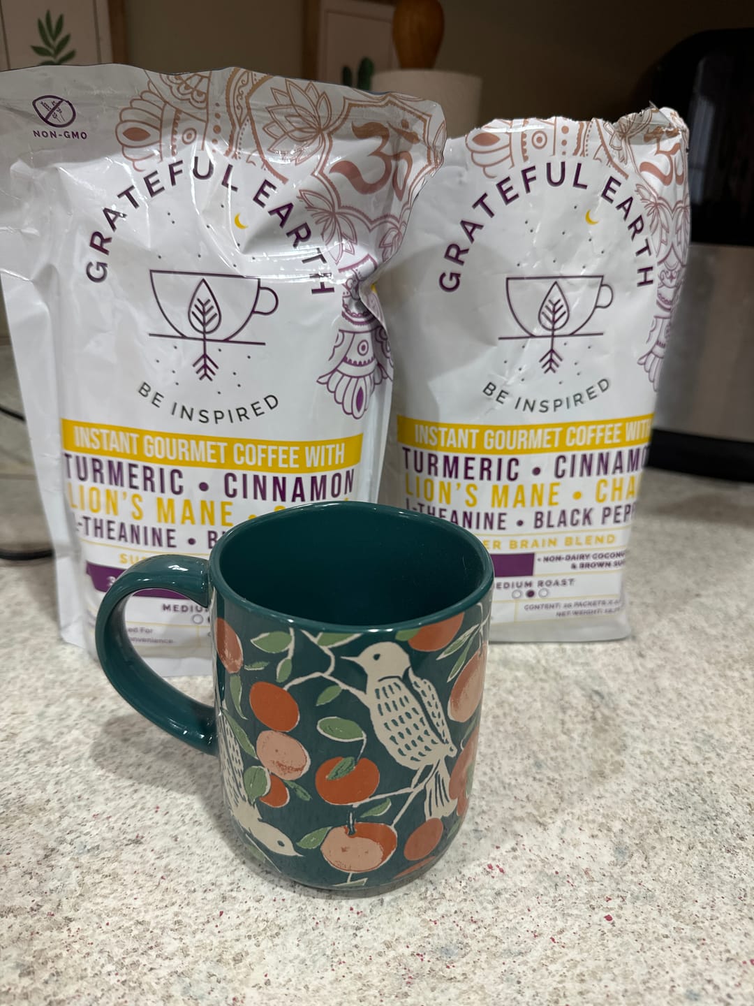 Customer photo review of BUNDLE | Two Super Brain Coffees | 3-in-1 | Medium Roast | 6 Nootropics