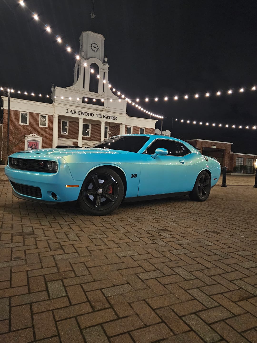 Customer photo review of Candy Metallic Neon Ice Blue Vinyl Wrap