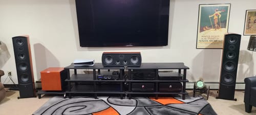 Customer photo review of Verus V8C 3-Way Dual 8" Center Channel Speaker