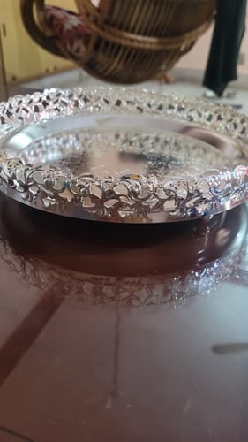 Customer photo review of Imported Pooja Plate GT 19