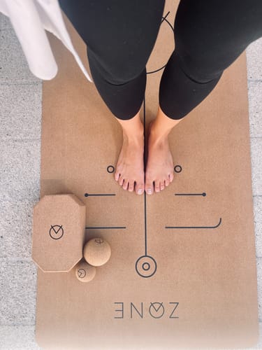 Customer photo review of Cork Yoga Mat