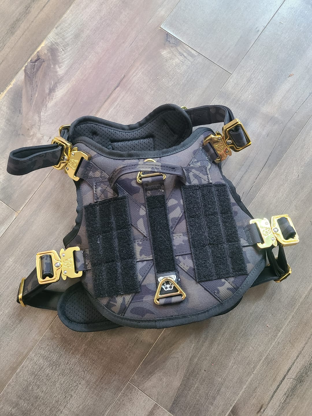 Customer photo review of HNTR 3.0 Dog Harness - Camo