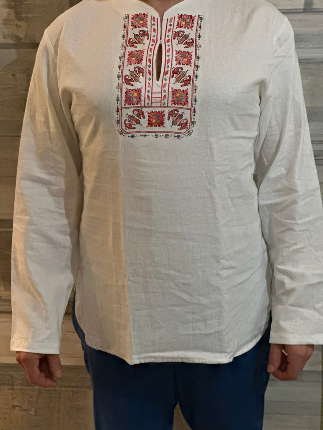 Customer photo review of Мъжка риза "Традиционна"