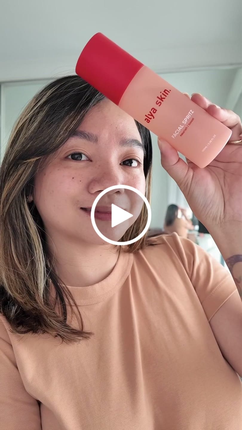 Customer video review of Facial Spritz
