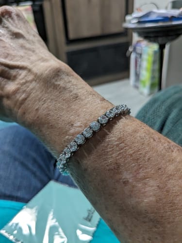Customer photo review of Classic Shining Tennis Bracelet