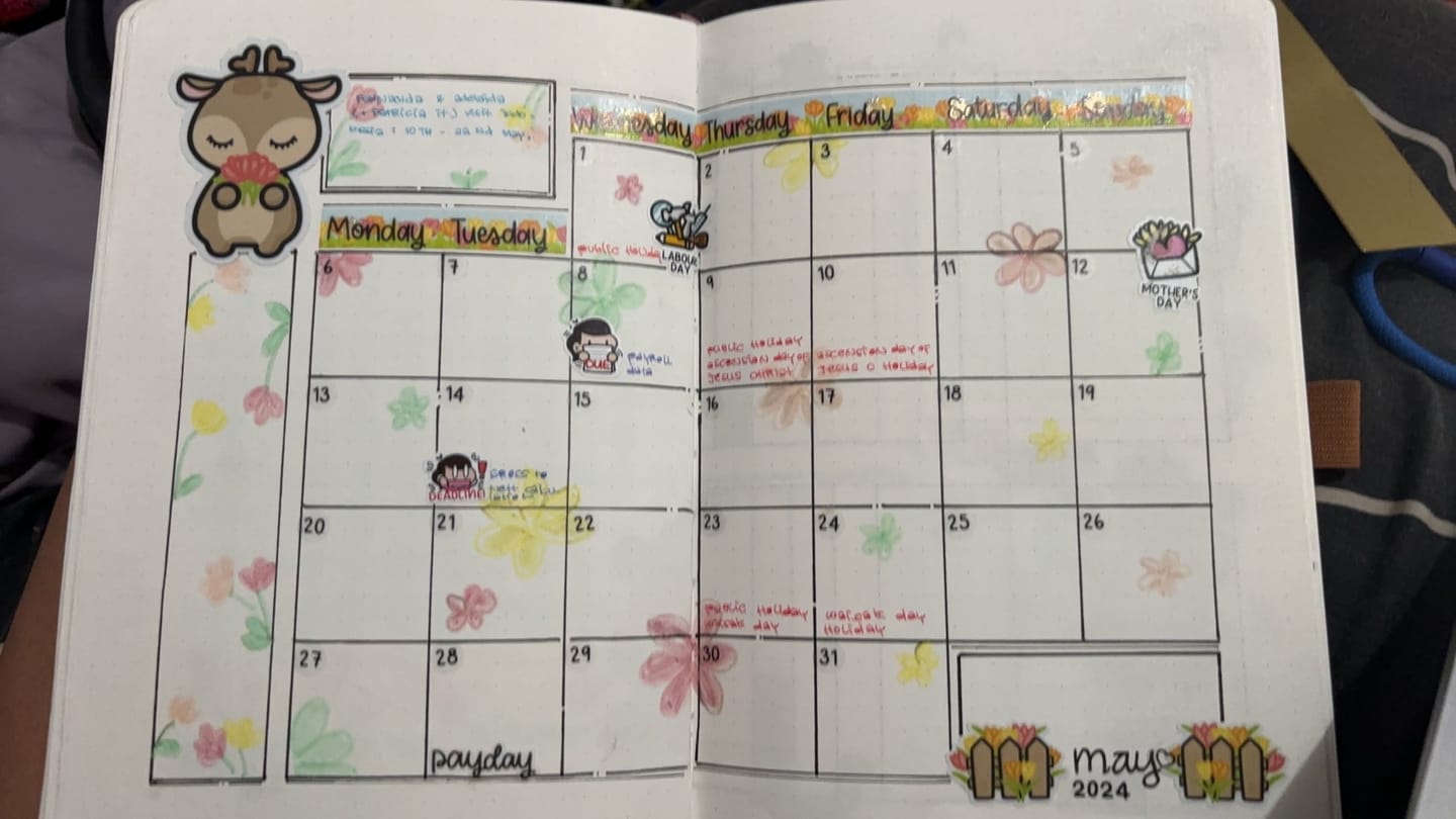 Customer photo review of Everything's Due!!! Planner Stickers