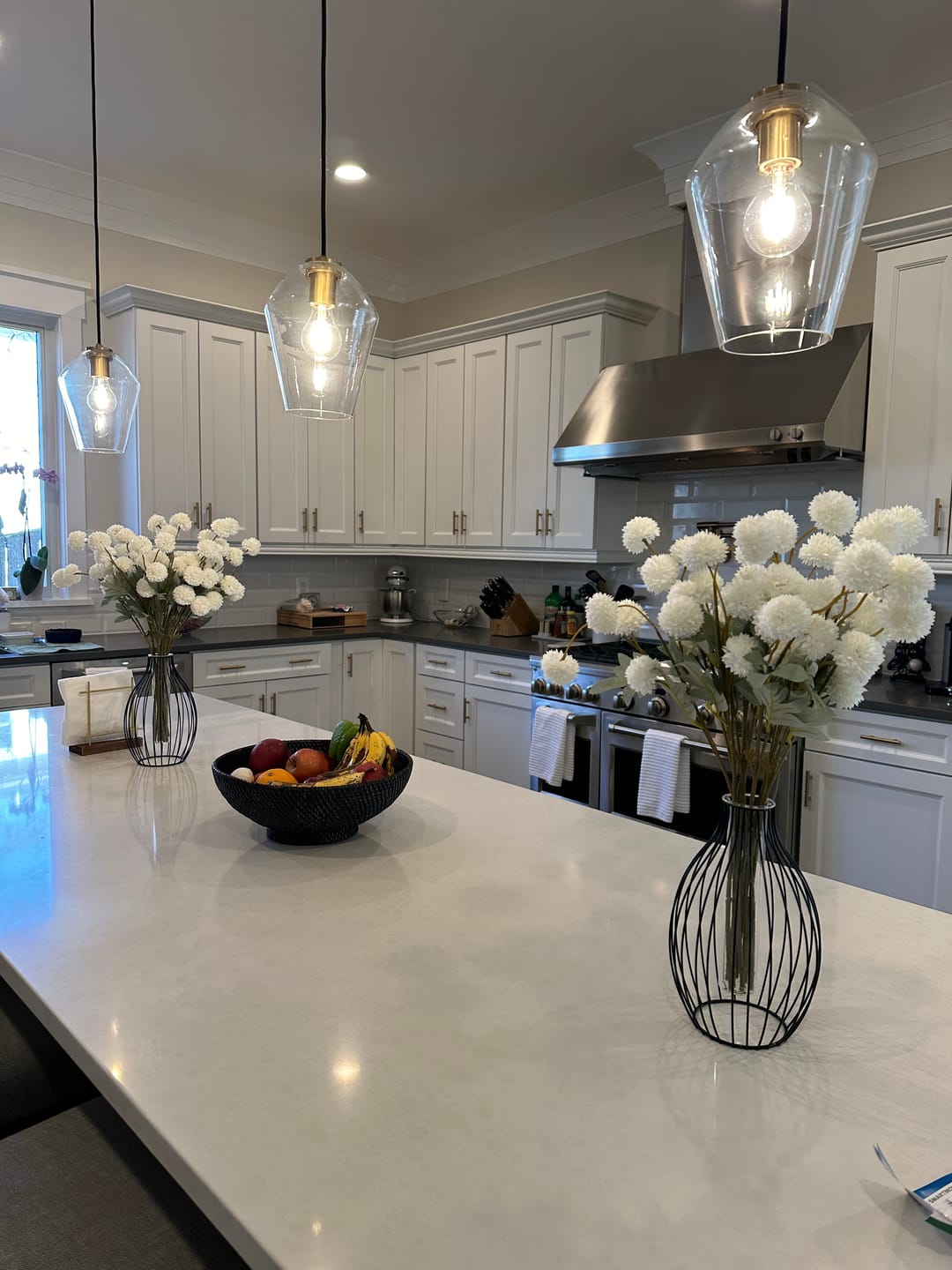 Customer photo review of Faux Kiku Flower - White (10 Stems)