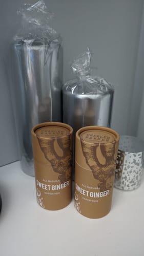 Customer photo review of North Carolina Sweet Ginger Rub